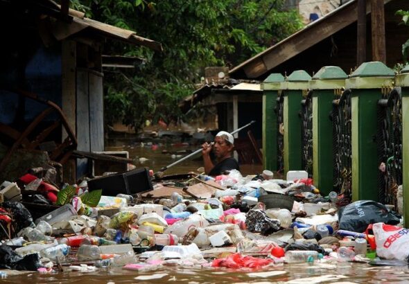 banjir akibat sampah